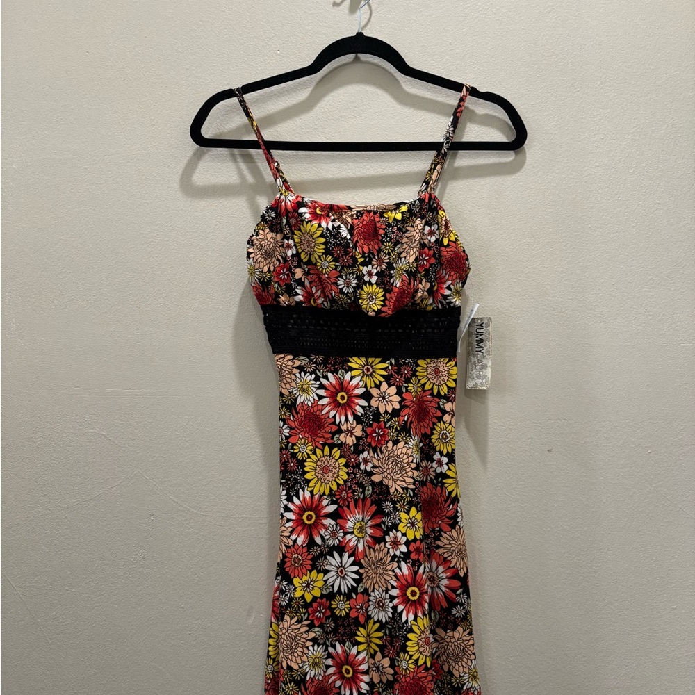 Derek Heart Pink and Red Spaghetti Strap Sundress